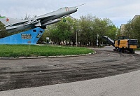 В Таганроге начался ремонт дороги на ул. Театральной