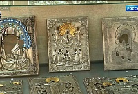 В Азове открылась выставка «Драгоценный убор русской иконы»