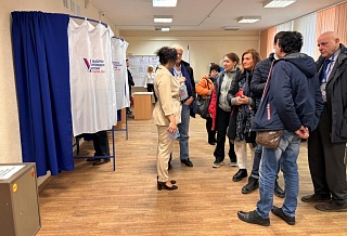 Избирательные участки в Ростовской области посетили иностранные наблюдатели